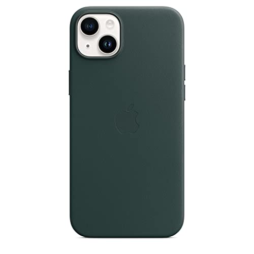 Image of Apple iPhone 14 Plus Leather Case with MagSafe - Forest Green
