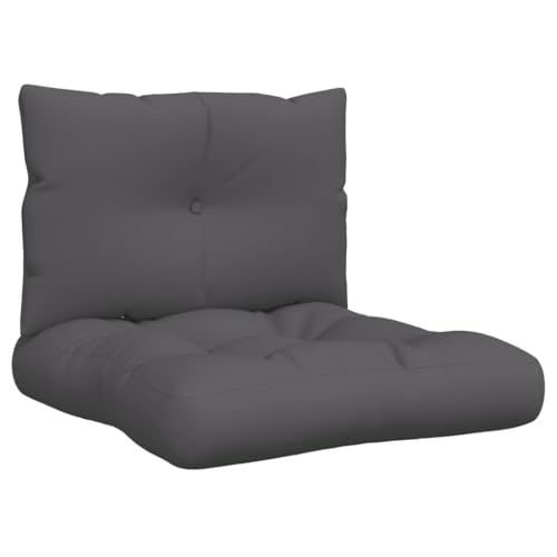 Lumanois Cojines para palets 2 Unidades Tela Gris Antracita,Casa y jardín,Decoración,Cojines para sillas y sofás,2.7kg-360834