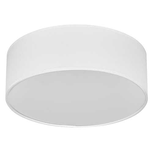 Osram ORBIS PARIS Deckenleuchte 300mm weiß E27-Sockel kann mit smarter Lampe bestückt werden hochwertiges modernes Design mit Stoffschirm geeignet für Innenräume rund IP20 Schutzklasse