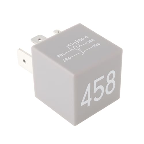 ECSiNG Relay 458 5-pin 12V 1K0906381 Compatible with Audi Compatible with Golf Jetta MK5 MK6