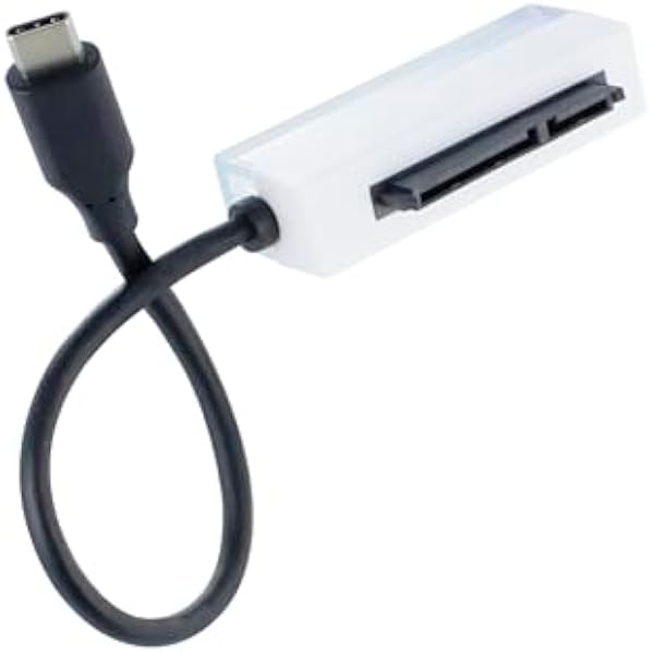 Integral Adapter USB-C na SATA SSD z kablem, 2,5-calowy dysk twardy SATA na USB typu C, kompatybilny z HDD i SSD I/II