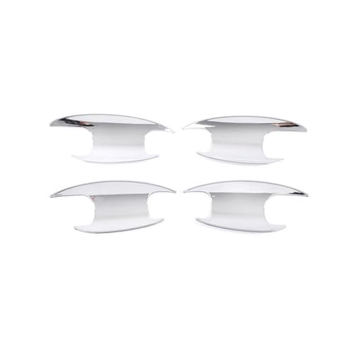 Garniture de bol de poignée de porte extérieure pour Mercedes finition chrome argent brillant
