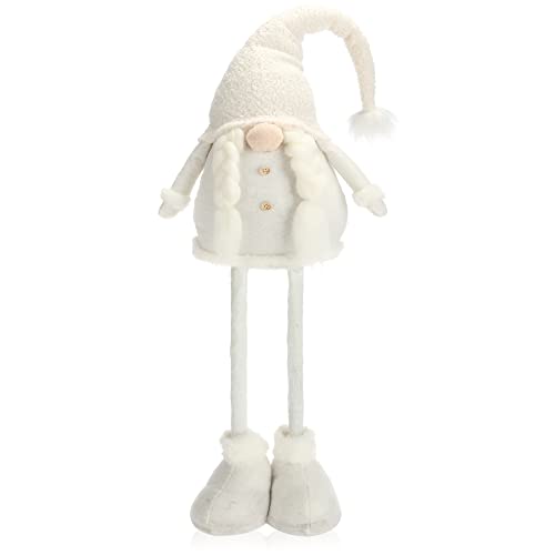 com-four® Große XXXL Weihnachts-Wichtel-Frau - Dekoaufsteller...