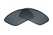 SFx Replacement Sunglass Lenses Compatible for Spy Optic Touring 65mm (Non-Polarized PC Black Hardcoated Pair-SFxEdge)