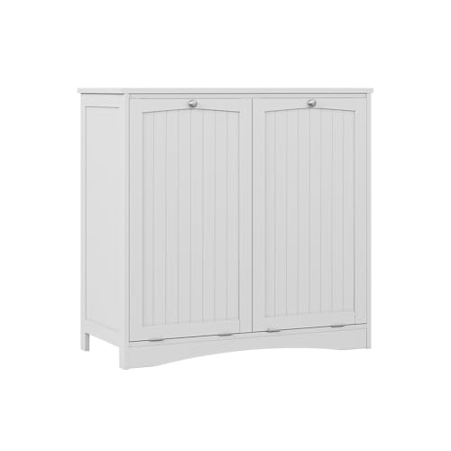 Vicco Wäscheschrank Bianco, Weiß, 83 x 80 cm mit 2 Wäschekörben
