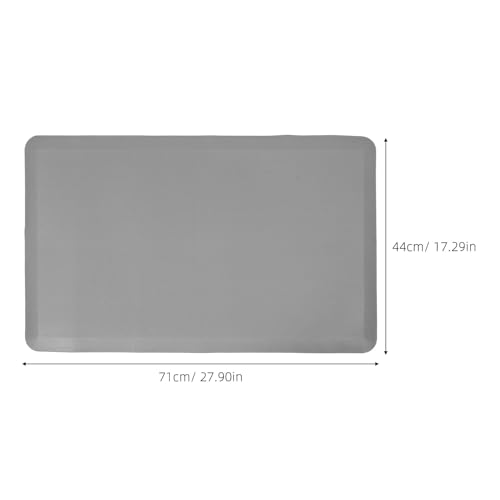Alfombrilla antifatiga Toyvian gris plata, tapete ergonómico premium para protección articular 3