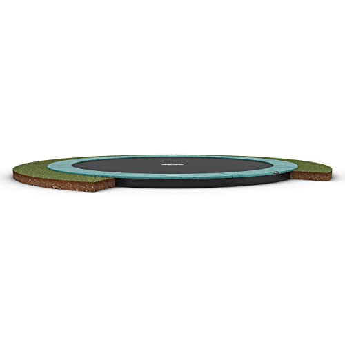 BERG Sport flatground Cama elástica Redondo Champion Verde 430 cm 14+ | Trampolín de Calidad, Trampolín Deportivo, Trampolín Seguro, A Partir de 14 años