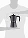 Monix Vitro Noir | Italienische Aluminium-Kaffeemaschine für 9 Tassen