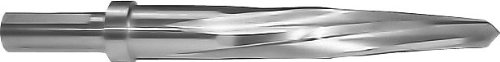 F&D Tool Company 29175 Bridge Reamers, Short Straight Shank, Left Hand Spiral, Right Hand Cut, High Speed Steel, 1 1/16 Cutter Diameter, 5/8 Point Diameter, 5 Flute Length, 1/2 Shank Diameter, 6 7
