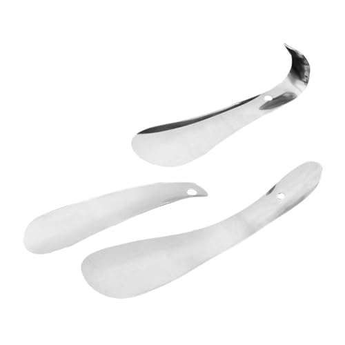 Homoyoyo 3pcs Shoe Lifters Fashion Shoehorns for Easy Footwear Accessory for Sneakers Dress Shoes and Boots Secure Grip Hanging Design