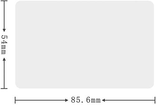 Inkjet Printable Pvc Id Cards Compatible With Epson And Canon Inkjet Printers, Cr80 30 Mil, Can Print On Both Sides,20Pcs Bytimeskey #TOP1