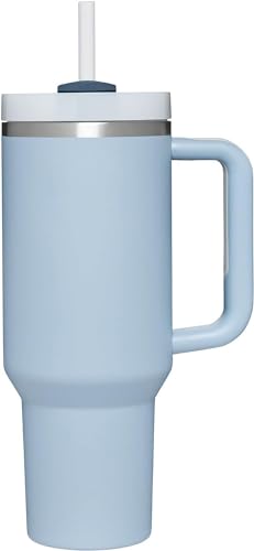 KELVEE Tumbler With Handle And Straw Lid 40Oz Double Wall Stainless Steel Water Bottle Cup Reusable Travel Gym Yoga Mug Bpa Free Durable For Iced Tea Coffee (Blue), 1200 Ml (B0D12JFSYW) Amazon Price History, Amazon Price Tracker
