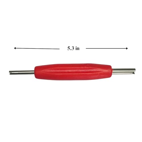 Image of Ultimate Tire Valve Tool Set - 3 Plastic Handle Removers (95mm, 135mm, 170mm), 2 Valve Repair Tools (40x60mm), 20 Colorful Caps, Core Remover & Extractors