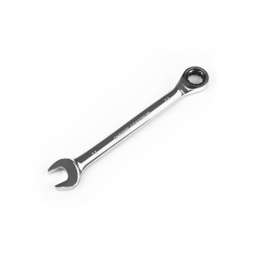 EGOFINE 11mm Ratcheting Combination Wrench Metric, Industrial Grade Gear Spanner with 12-Point Design, 72-Tooth Ratchet, Chrome Vanadium Steel