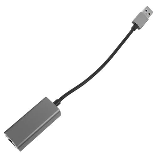 Adaptador USB A Ethernet LAN RJ45 para PC portátil NUOBESTY negro