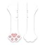 Conbo of 2 White Spatulas