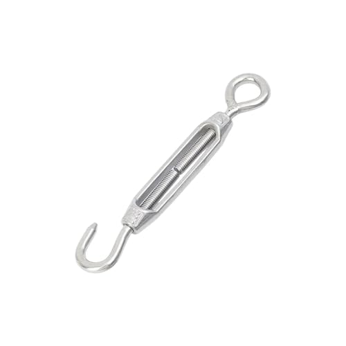 Turnbuckle 20 PCS Stainless Steel Hooks Multifunctional Adjustable Eye Wire Rope Tension Hardware