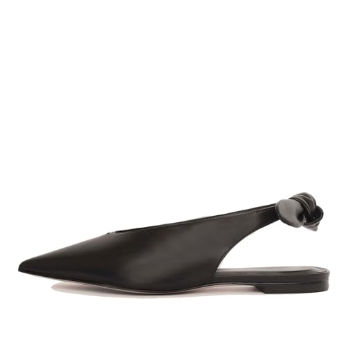 Slingback Flats for Women Comfortable Bow with Pointed Toe Trendy Flats for Women