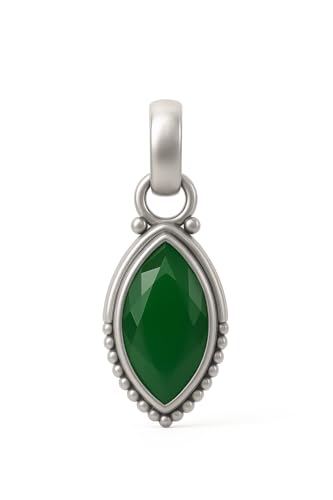 Pendentif grenat naturel argent 925, cadeau bohème femme