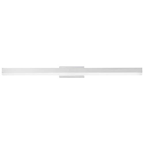 Image of WAC Lighting dweLED, Styx 37in LED Bathroom Vanity or Wall Light 3-CCT 2700K-3000K-3500K Set to 3000K in Brushed Aluminum