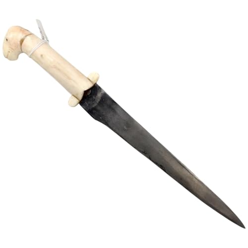 Rajasthan Gems Knife Wootz Faulad Steel Blade Natural Chip Handle Handmade k926