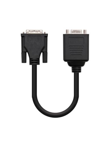 Cable bifurcador - DVI a VGA, 20 cm, con un conector DVI masculino y dos conectores HDB15, ideal para conectar dispositivos de video.*