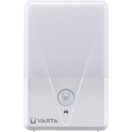 VARTA Nachtlicht mit Bewegungssensor LED inkl. 3x AAA Batterien, Motion Sensor Night Light, einfache Installation: Schraube… – Ansicht 1