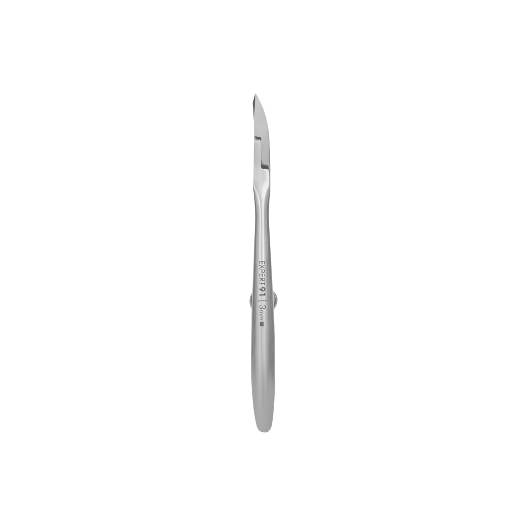 STALEKS PRO by Natury Nails Alicate profesional para cutículas 3 mm. Acero inoxidable. Expert (NE-91-3)