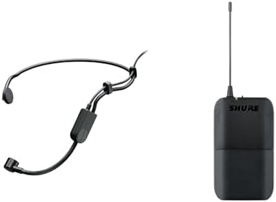 Shure PGA31-TQG Headworn Cardioid Condenser Microphone with TA4F Connector BLX1 Bodypack Transmitter - for use with BLX Wireless Systems, Receiver Sold Separately | H10 Band (BLX1=-H10)