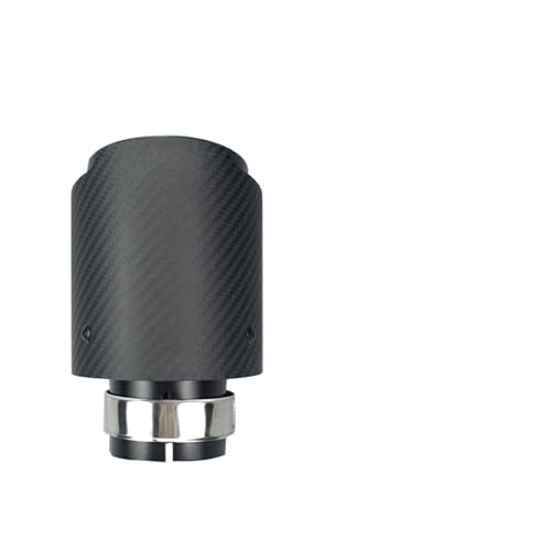 Tuyau de queue en acier inoxydable noir mat pour masquer une sortie de pot rouillée