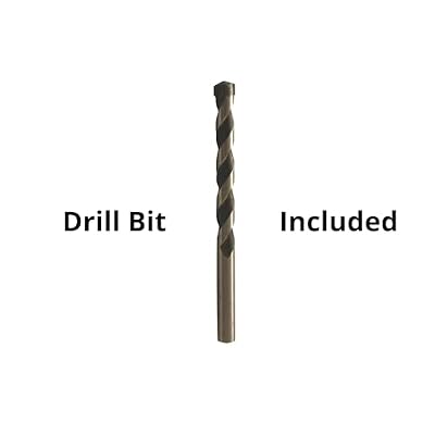 BCP Fasteners 1/4 x 2-3/4 Hex Head Concrete Screw Anchor with Drill Bit for Anchoring to Masonry, Block or Brick (100 per Box) (BCP501)