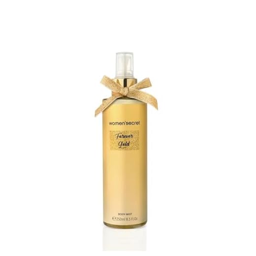 women'secret Body Mist Forever Gold Body Spray corporal para mujer, 250 ml