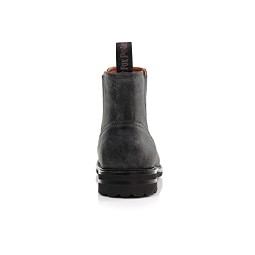 Image of Polar Fox Men's Classic High-Top Chelsea Boot | Stylish Slip-On Ankle Boot for Dress, Casual & Formal Wear