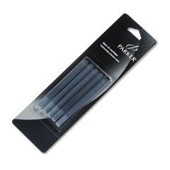 Cartouche d'encre pour stylo plume permanent noir lot de 5 recharge
