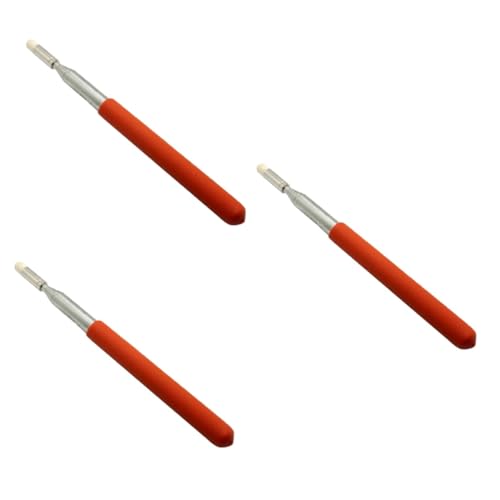 GRIRIW 3個 ハンドヘルドホワイトボードスタイラス 教師用ハンドポインター ポインタスティック 色のペン 教師のポインター 伸縮格納式ポインター 拡張可能なポインター Orange