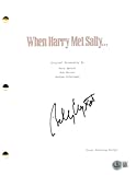 Billy Crystal Signed Autograph When Harry Met Sally Full Movie Script Screenplay with Beckett Authentication BAS COA - A Nora Ephron film Directed by Rob Reiner - Costarring Meg Ryan