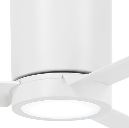 MINKA-AIRE Roto Flush 52" Hugger LED Ceiling Fan F644L-WHF - Flat White by MINKA-AIRE - Image 3