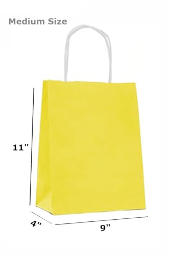 Image of RanGit Bhumi Gift Paper Bags - 10pcs Color Paper Return Gift Bags 9x11x4 in Medium- Party favor gifting covers for kids birthday, wedding, engagement and other festivals(10 pcs, Multicolor)