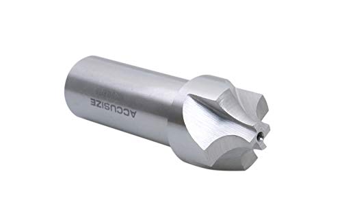 Image of Accusize Industrial Tools 5 /16'', H.S.S. Corner Rounding End Mills, 7 /8'' Shank Dia, 1-1 /8'' Cutter Dia, 3-1 /2'' Overall Length, 1011-3812 | H.S.S. Corner Rounding End Mills, 7 /8 inch Shank, 1-1 /8 inch Cutter Dia, 3-1 /2 inch Overall Length
