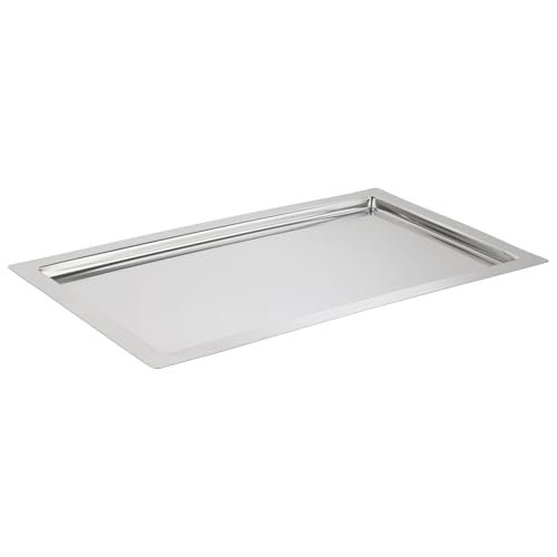 APS 11119 GN 1/1 Tablett -Frames-, Serviertablett 53 x 32,5 cm, H: 2 cm, Edelstahl 18/10