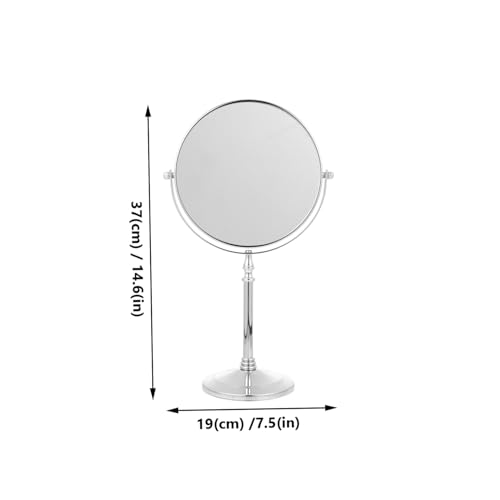 Miroir de maquillage de table rectangulaire avec verre clair