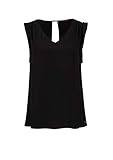 V-Neck s.Oliver RED Label Damen Bluse ärmellos Black 44