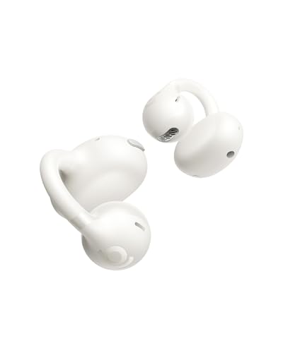 Baseus BC1 Open Ear Cuffie, clip per orecchie con suono impressionante, amplificazione dei bassi adattivi, Bluetooth 6.0, cancellazione del rumore durante le chiamate, IP55, batteria 38H, luce buds