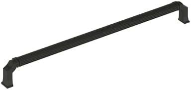 Signature Hardware 954052-18 Inigo 18 Inch Center to Center Appliance Pull - Matte Black