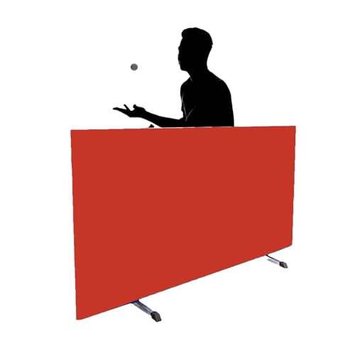 Mampara de ping-pong portátil para solucionar la pérdida de bolas