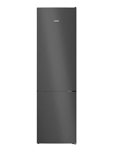 Siemens iQ300 Freistehende Kühl-Gefrier-Kombination 203x60 KG39NVXAG 260 L Kühlen & 103 L Gefrieren Total noFrost Nahtlose Platzierung hyperFresh 0C LED-Beleuchtung antiFingerprint Schwarz