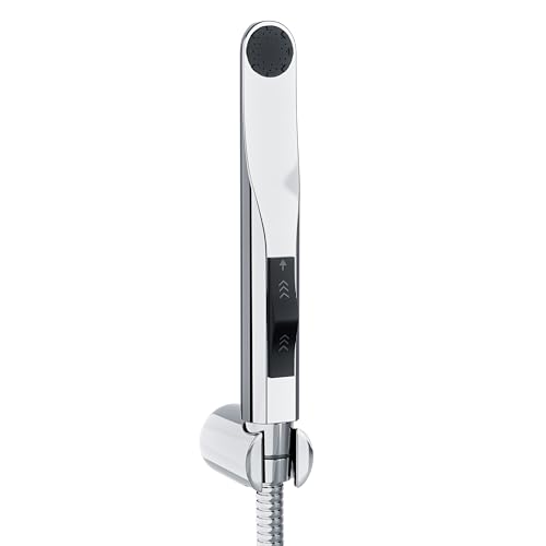Image of Backline Jet Spray for Toilet with 1.2 Meter Hose Pipe & Wall Hook | ABS Health Faucet Hand Gun for Bathroom | Water Saving Handheld Bidet Sprayer for Toilet Hygiene (Chrome Finish)