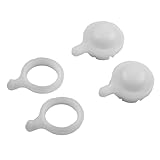 Helilyco Varilla de limpiaparabrisas para Bush 60 FJ60 FJ62 HJ60 HJ61, 2 unidades, plástico, 23 x 31,8 mm, color blanco