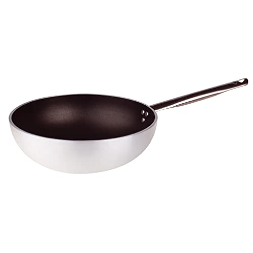 Wok profesional de aluminio antiadherente 32 cm miniatura 1