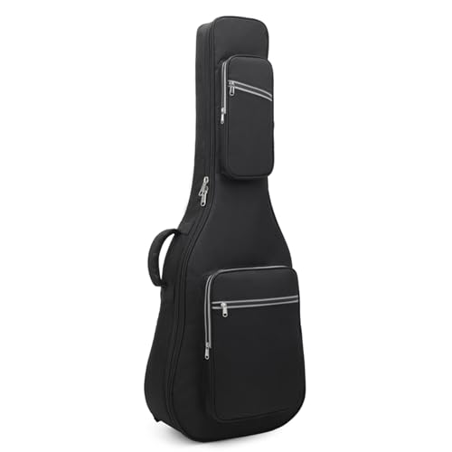 Bolsa de guitarra de 40/41 pulgadas, bolso de mano para viajar, bolsa de guitarra folk con correa para el cuello, acolchado de 14mm de grosor, Oxford impermeable, mochila de guitarra, 3 colores